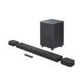 Produktbild: JBL Bar 1000 - 7.1.4 Dolby Atmos Soundbar mit Surround-Lautsprechern & kabellosem Subwoofer - Schwarz (+GRATIS Hombli Lichterkette)