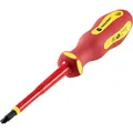 Produktbild: TOOLCRAFT SL/PZ2 VDE Plus/minus-Schraubendreher Größe (Schraubendreher) SL/PZ 2 Klingenlänge: 100 mm