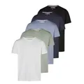 Produktbild: riverso T-Shirt Herren Basicshirt RIVDean 5er Set Pack Regular Fit (Vorteilspack, 5-tlg) Kurzarm Tee Shirt mit Rundhalsausschnitt aus 100% Baumwolle bunt 5XL