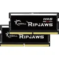 Produktbild: SO-DIMM 32 GB DDR5-4800 (2x 16 GB) Dual-Kit, Arbeitsspeicher schwarz, F5-4800S3434A16GX2-RS, Ripjaws, INTEL XMP