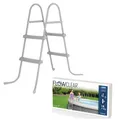 Produktbild: Bestway Poolleiter 84cm - Grau Pool-Leiter 2 Stufen Flowclear 58430 Leiter Pool