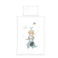 Produktbild: Herding babybest Bettwäsche Elephants, Kopfkissenbezug 40 x 60 cm mit Wende-Motiv, Bettbezug 100 x 135 cm, Mit Reißverschluss, 100% Baumwolle/Renforcé