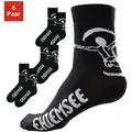 Produktbild: Freizeitsocken CHIEMSEE, Herren, Gr. 39-42, schwarz, Baumwolle, Baumwollmischung, Elasthan, Polyamid, unifarben, elastisch, Socken, in pflegeleichter Markenqualität