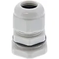Produktbild: INLINE Kabeldurchführung PG 9 Nylon IP68 4-8mm, grau, 10 Stück