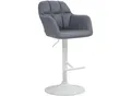 Produktbild: CLP Barhocker Natoma Kunstleder I 360° Drehbar, Metallgestell Höhenverstellbar Mit Fußstütze I Küchenhocker Mit Gepolsterter Sitzfläche