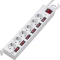Produktbild: 6fach Überspannungsschutz-Steckdosenleiste