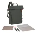 Produktbild: Lässig Green Label Outdoor Rolltop Backpack Wickeltasche Dark Olive dunkelgrün