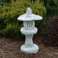 Produktbild: gartendekoparadies.de Gartenfigur Japanische Tachi-Gata Steinlaterne, H. 72 cm, 44 kg, Frostsicher