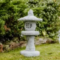 Produktbild: Tachi-Gata japanische Steinlaterne Steinlampe 72 cm 44 kg Grau Beton frostsicher