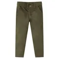 Produktbild: vidaXL Kinderhose Elastischer Bund Knopf Kinder Hose Freizeithose Sporthose Khaki 128