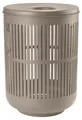 Produktbild: Zone Denmark Ume Wäschekorb mit Deckel, Wäschesammler, Wäschetonne, Durchm. 40 cm, Höhe 54 cm, Taupe (Braun)