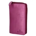 Produktbild: The Skandinavian Brand Damen Leder Geldbörse  fuchsia