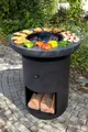 Produktbild: Buschbeck Feuerschale Sioux  Grillfass Grillofen Grilltonne Feuerfass Fass