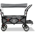 Produktbild: FUXLIFE By FUXTEC Bollerwagen FX-CT800 Komfort Faltbar Grau mit Sonnendach und Innenraumverlängerung