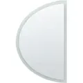 Produktbild: Beliani - Led-spiegel Zum Aufhängen Ø 80 Cm Halbrund Modern Badezimmer Schlafzimmer Wandmontage
