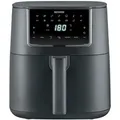 Produktbild: HEIßLUFTFRITTEUSE, Schwarz, Kunststoff, 7 L, 29x31x38.7 cm, antihaftbeschichteter Innenbehälter, Temperaturanzeige, Betriebsanzeige, Timer, Heißlufttechnologie, Einsatz/Korb spülmaschinengeeignet, Display, Touchscreen, Küchengeräte, Heißluftfritteusen