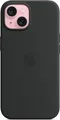 Produktbild: Apple - Hintere Abdeckung für Mobiltelefon - kompatibel mit MagSafe - Silikon - Schwarz - für iPhone 15 (MXPD3ZM/A)