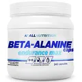 Produktbild: ALLNUTRITION Endurance Max Beta Alanin Kapseln - Aminosäure-Nahrungsergänzungsmittel mit Taurin und B6 - Leistungssteigerung - Körperformung & Erholung nach Sporttraining - 240 Caps