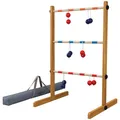 Produktbild: Leitergolf Holz Wurfspiel Leiterspiel Geschicklichkeitsspiel Outdoor Spiel Bolas