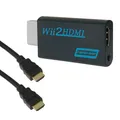 Produktbild: Wii zu HDMI Adapter 1080P/720P HD Converter mit 35mm Stereo Audio Buchse +15m...