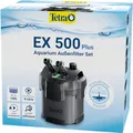 Produktbild: Tetra Aquarium Außenfilter EX 500 Plus - leistungsstarker Filter für Aquarien bis 100 L, schafft kristallklares fischgerechtes Wasser