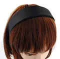 Produktbild: axy Breiter Haarreif mit Satin bezogen Haarband Vintage Klassik-Look Hairband Stirnband HRK1 (Schwarz)