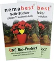 Produktbild: nemabest® 20 Gelb-Sticker gegen Trauermücken, steckbare und giftfreie Gelbtafeln