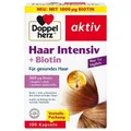 Produktbild: 2x DOPPELHERZ Haar Intensiv+Biotin Kapseln 100 ST