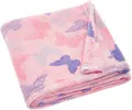 Produktbild: Playshoes Fleecedecke, Rosa Schmetterlinge, 75x100cm