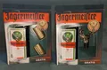 Produktbild: Jägermeister Geschenk Set 2 Flaschen Hirsch Ausgießer Shot Gläser Gold 42,85€/L