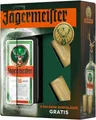 Produktbild: Jägermeister Set mit 2 goldenen Shotgläsern // 0,7L 35%