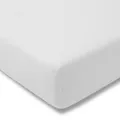 Produktbild: ESTELLA Jersey Stretch Spannbetttuch Bettlaken 140 x 200 cm - 160 x 220 cm 6600 100 weiß