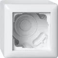 Produktbild: GIRA 106103 AP-Gehäuse 1fach+Rahmen Standard 55 Reinweiß glänzend
