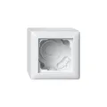 Produktbild: Gira AP-Gehäuse 1f + Rahmen Standard 55 Rweiß 106103