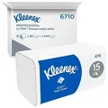 Produktbild: Kleenex Ultra Papierhandtücher V-falz (zick-zack) Weiß 3-lagig 6710 15 Stück à 96 Blatt