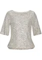 Produktbild: Lascana Damen Paillettenshirt