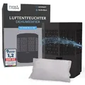 Produktbild: HomeLuxWorld Luftentfeuchter ohne Strom anthrazit - Raumentfeuchter für Keller & Bad - inkl. 680g Granulat-Beutel - Entfeuchter - Schutz vor Schimmel (Anthrazit)