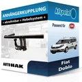 Produktbild: Für Fiat Doblo 11.2009-12.2023 AUTO HAK Anhängerkupplung abnehmbar neu