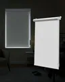 Produktbild: Victoria M. Tenebra Thermorollo Klemmfix Rollo, Verdunkelungsrollo, Hitzeschutz, Sichtschutz, Ohne Bohren, inkl. Montagematerial, 40 x 160 cm, Weiß