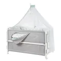 Produktbild: roba Room Bed 60 x 120 cm 'Woodland Buddies' inkl. Ausstattung - Weiß / Pastell