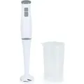 Produktbild: GOURMETmaxx Stabmixer 400W weiß/grau mit Messbecher - Weiß/Grau