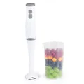Produktbild: GOURMETmaxx Standmixer & Smoothie Maker - mit stabilen Edelstahlklingen | Elektrischer Blender mit 700 ml Mixbehälter & abnehmbaren Mixaufsatz | Kompaktes Design mit rutschfesten Handgriffen [400 W]