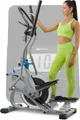 Produktbild: Hop-Sport Cross Stepper für zuhause HS-400B Icon Grau - 2-in-1 Crosstrainer und Stepper mit Trainingscomputer - innovatives Trainingsgerät