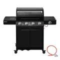 Produktbild: Royal Gourmet Gasgrill  15,5kW Grillwagen inkl Sichtfenster BBQ Grill Grillwagen