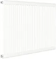 Produktbild: Rotheigner Ventilheizkörper Typ E (10) 8-fach (seitlich, unten links oder Mittenanschluss) 500 x 1400 mm weiß mit Befestigungslaschen