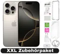 Produktbild: Apple iPhone 16 Pro - 128 GB - Titan Natur- XXL Set - Zustand: SEHR GUT