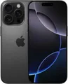 Produktbild: Apple iPhone 16 Pro - 128GB - Titan Schwarz inkl. Schutzglas & Silikoncase