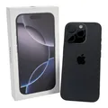 Produktbild: iPhone 16 Pro 128 GB Titan Schwarz Smartphone Handy iOS