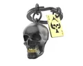 Produktbild: METALMORPHOSE – Schlüsselanhänger Totenkopf und Pik-Ass-Karte – MTM137-01 Sch...