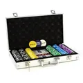 Produktbild: Pokerkoffer 300 Pokerchips komplettes Pokerset mit  Pokerkarten und Laser Chips